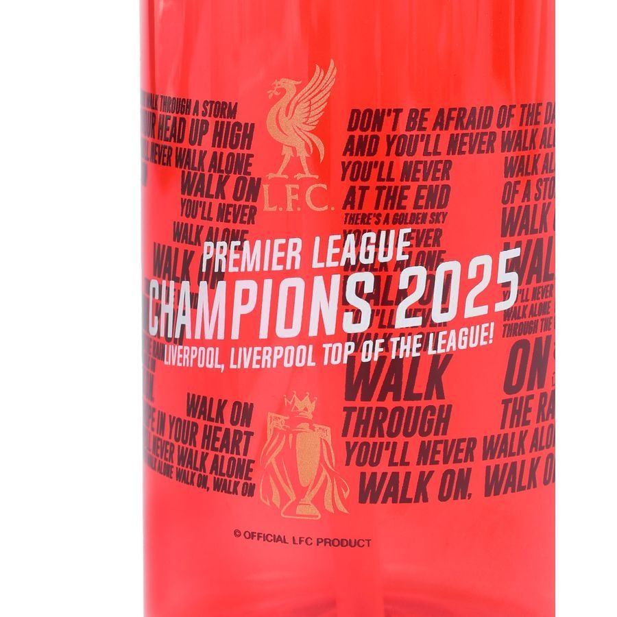 Liverpool Bouteille EPL Champions 2024/25 - Rouge PRÉ-COMMANDE