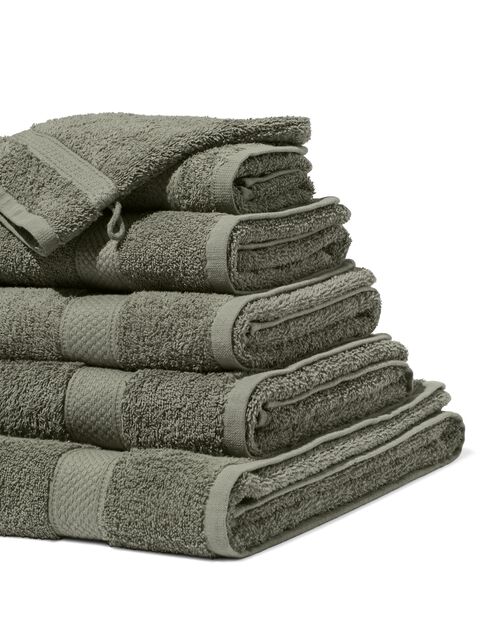 serviettes de bain - qualité supérieure armée vert