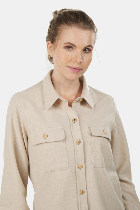 Buitenmens Buitenmens Flannel Melton Shirt Dames