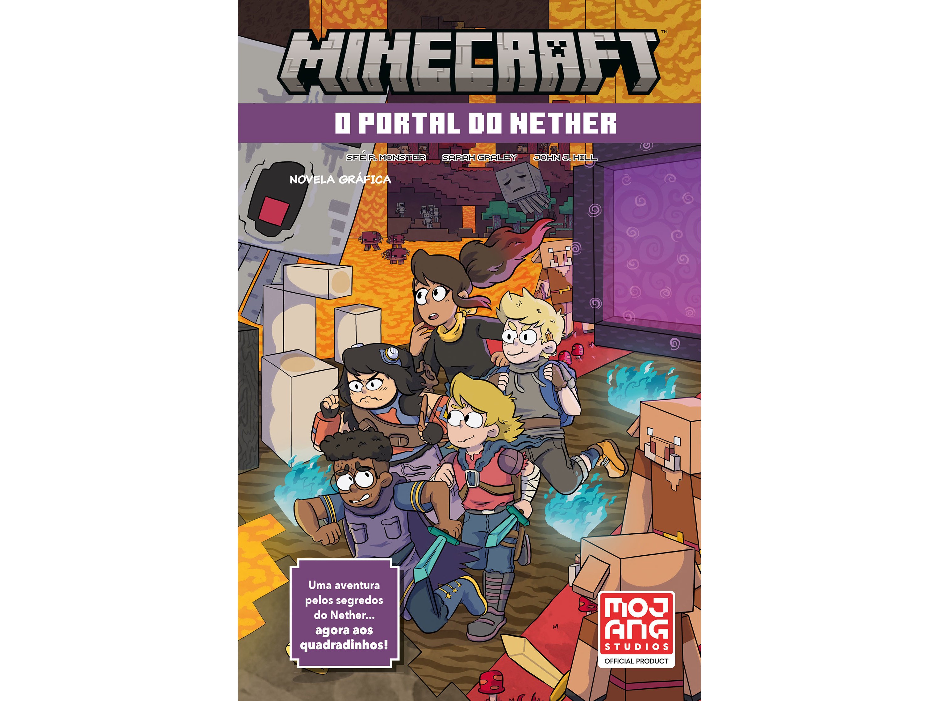 LIVRO MINECRAFT: O PORTAL DO NOTHER: NOVELA GRÁFICA