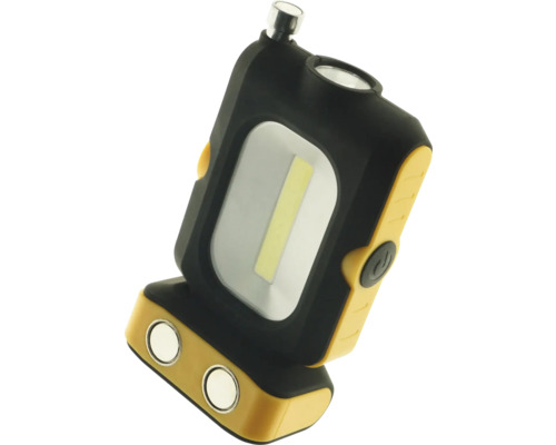 LED-werklamp met magneet, 120 lm, bereik 65 m, verlichtingsduur 7/3,5 uur, 122x65x22 mm