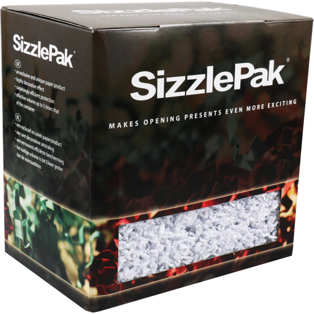 SizzlePak® Vulmateriaal, papier, 1.25kg, wit