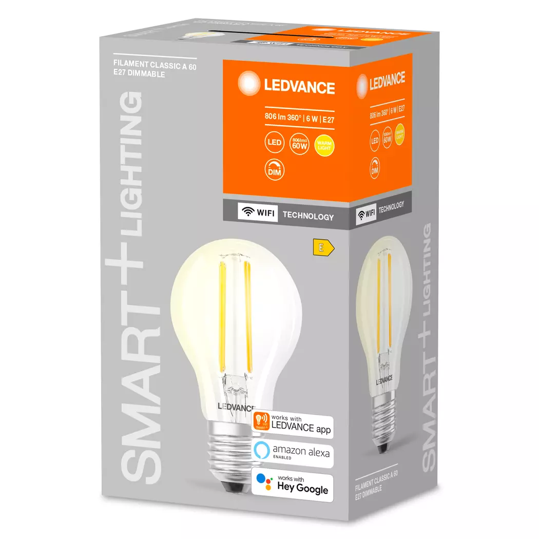LED-Birnenform E27/6 Watt/Energie E