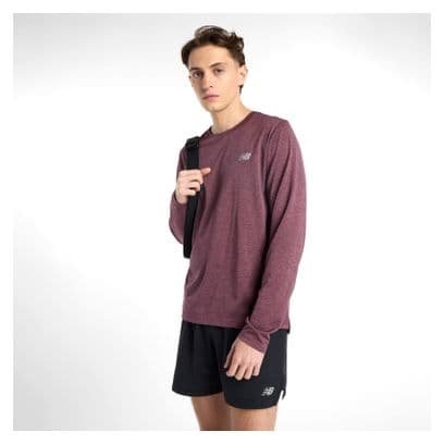 Maillot manches longues New Balance Athletics Rouge Homme
