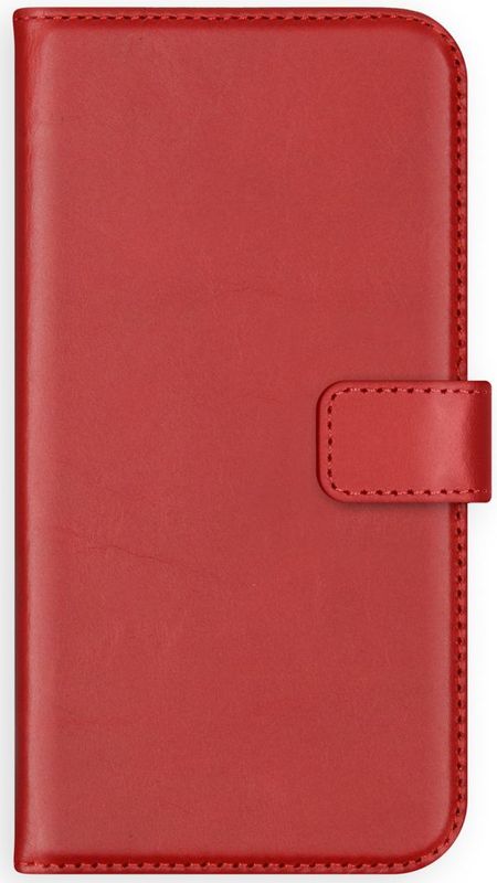 Selencia - Bookcase - Rood - Echt Leer - Ruimte voor Pasjes en Briefgeld