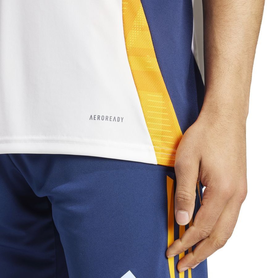 Real Madrid T-shirt d'Entraînement Tiro 24 - Blanc/Bleu/Crew Orange