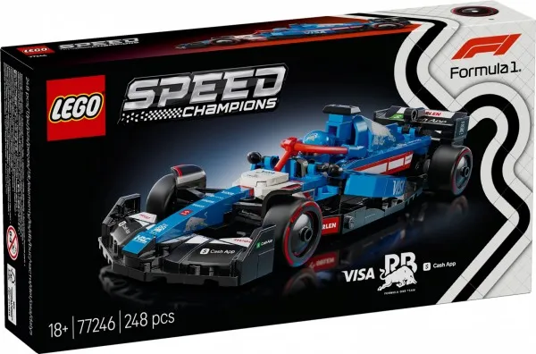 LEGO Speed Champions 77246 Visa Cash App RB VCARB 01 F1-racerbil