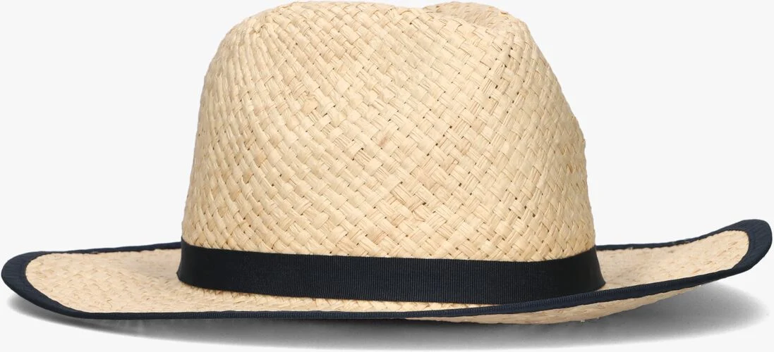 TOMMY HILFIGER beige tommy hilfiger hoed beach summer straw fedora hat