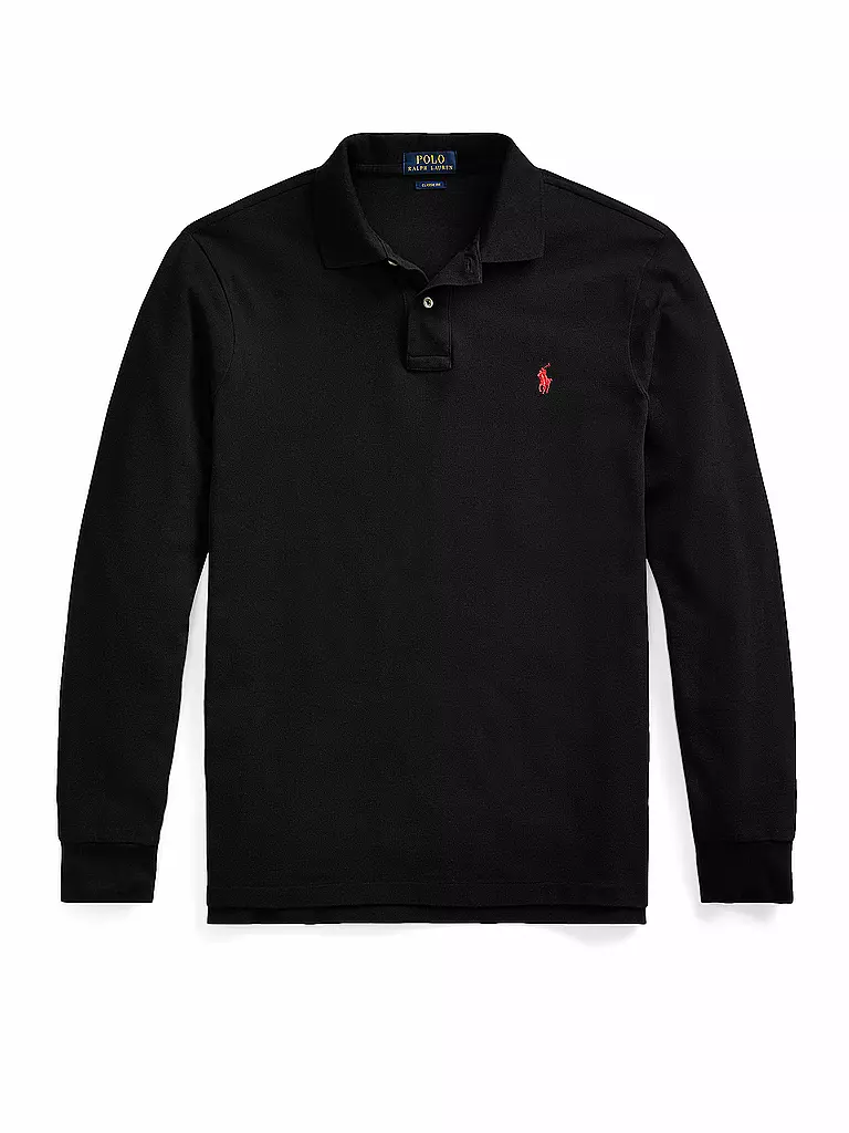 POLO RALPH LAUREN Poloshirt Custom Slim Fit schwarz