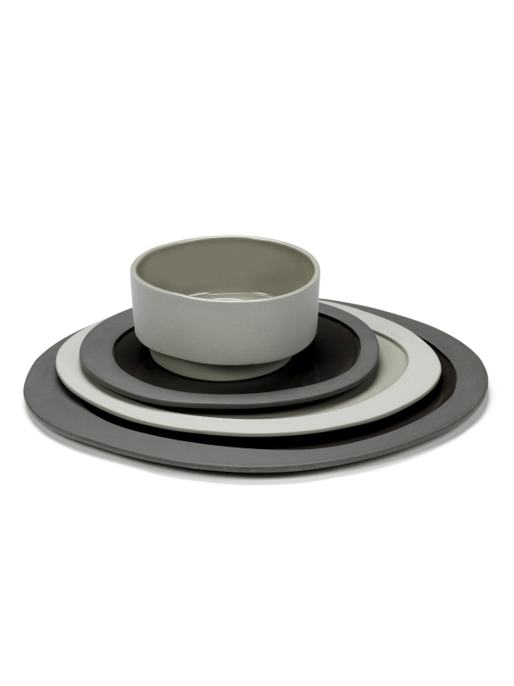 Valerie Objects Inner Circle by Maarten Baas kom Ø13,5 Light Grey