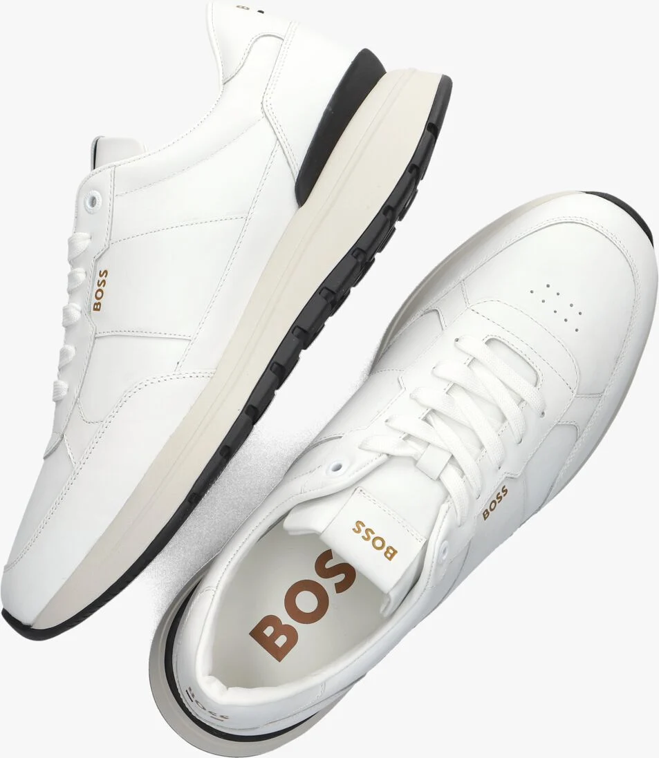 BOSS witte boss lage sneakers jace runn