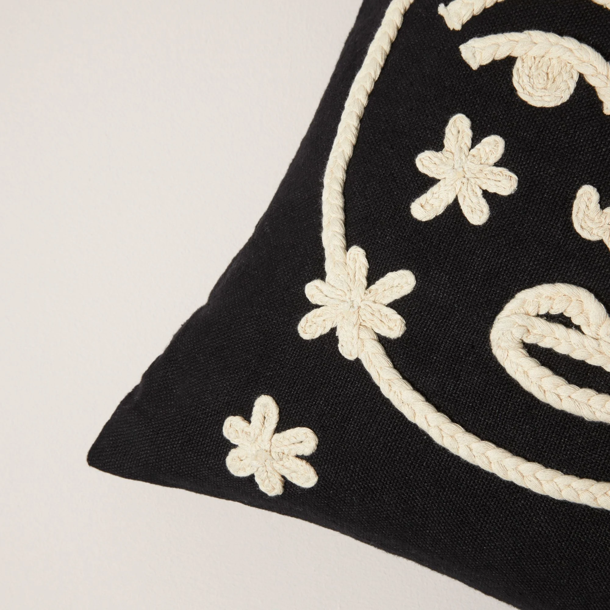 MOON - Housse de coussin | Noir