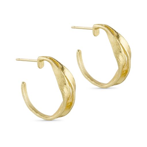 Pure By Nat Cleo Øreringe, Goldplated