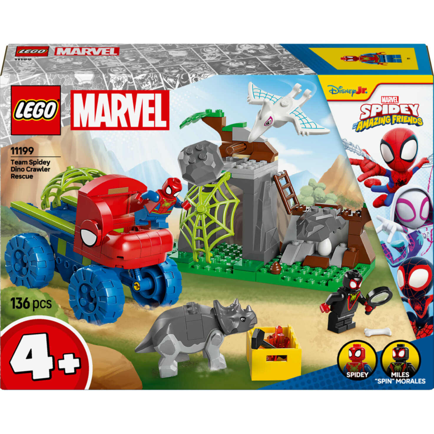 LEGO® Marvel 11199 Spideys Team auf Rettungsmission im Dino-Truck ab 4 Jahren