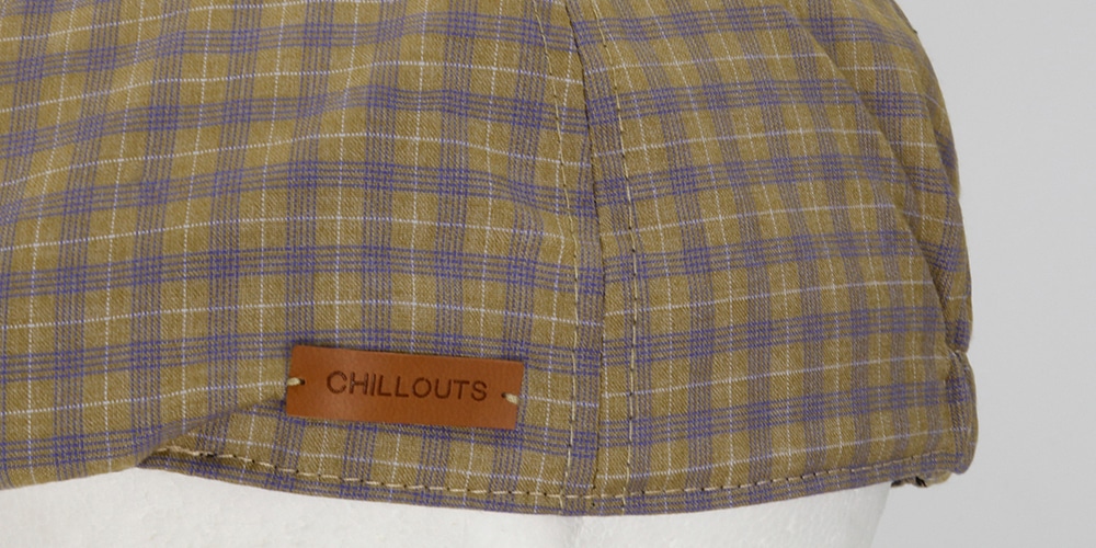 chillouts Schiebermütze »Samsun Hat« mit feinem Karomuster & modernem Schnitt