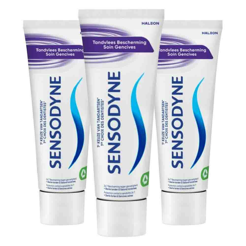 3x Sensodyne Tandpasta Gum Protection75 ml