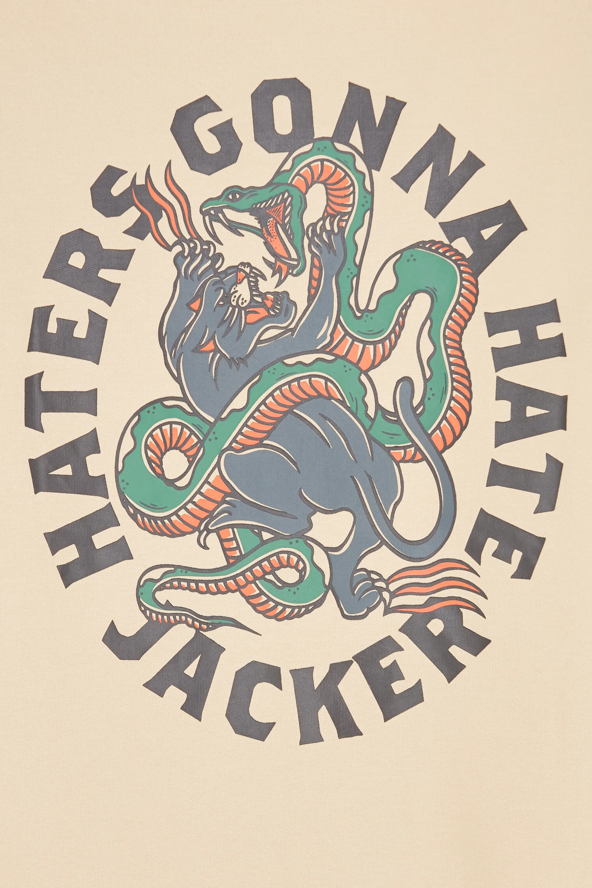 JACKER Hoodie Haters Beige