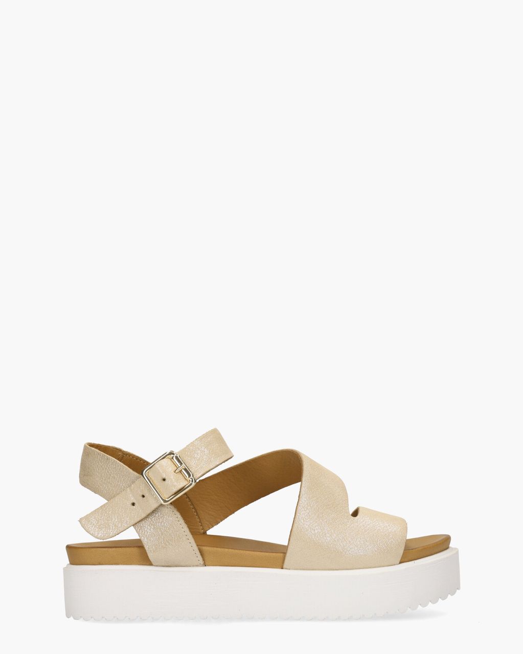 Cypres Thera Beige/Goud Damessandalen