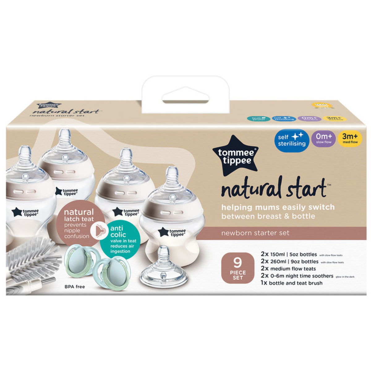 Tommee TippeeTommee Tippee   Babyflaschen Starter Set