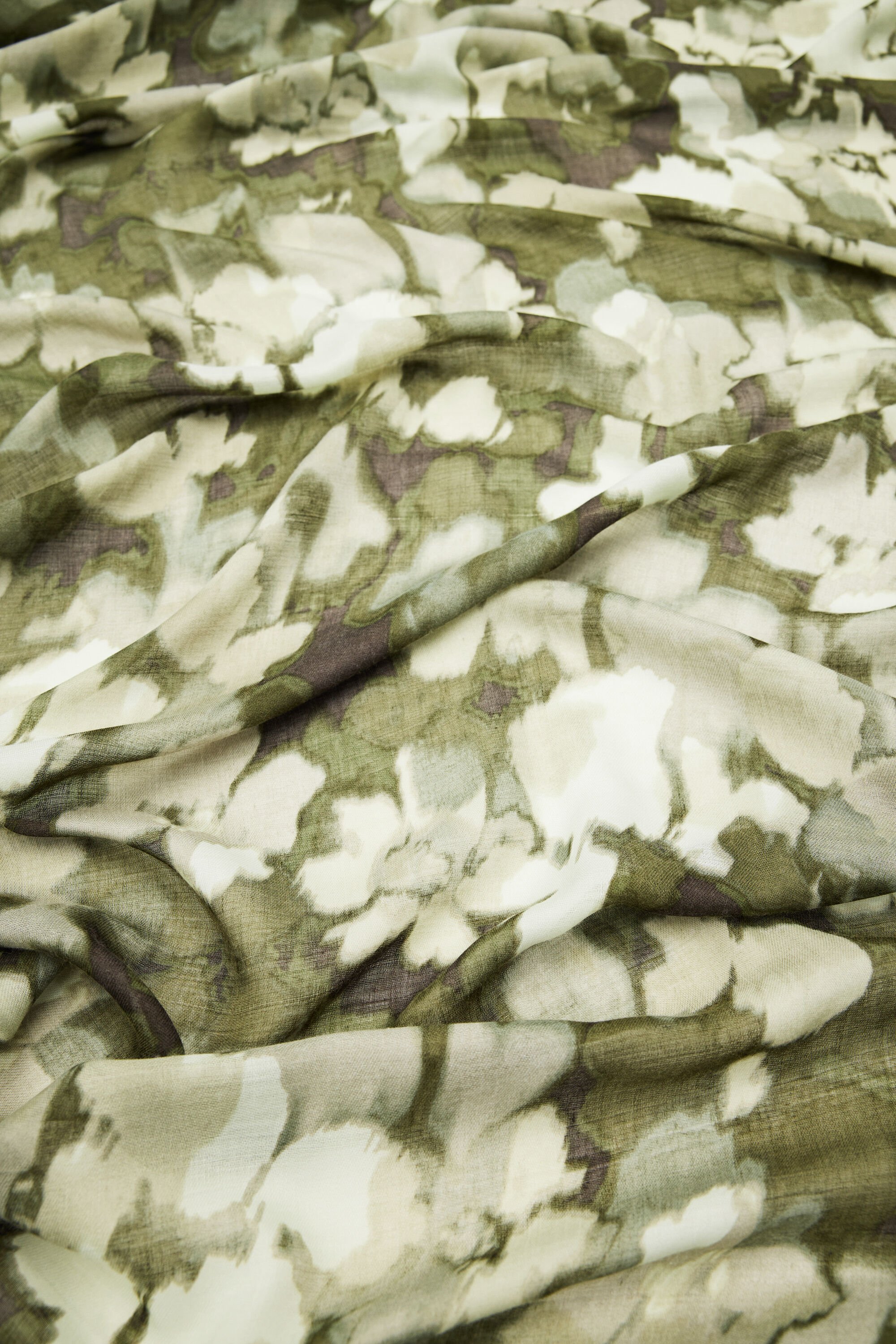 Lenço retangular camuflado