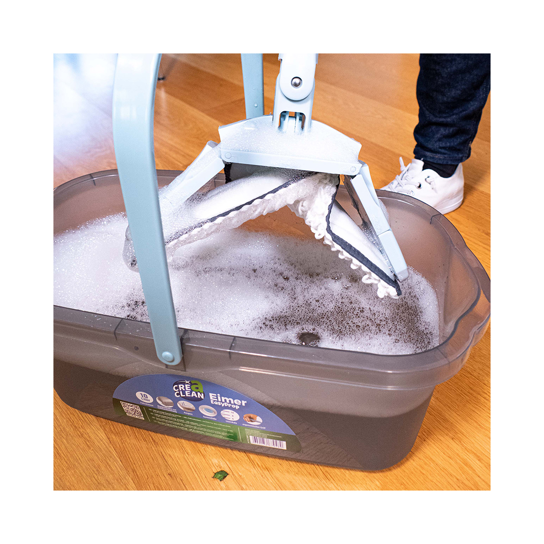 CREaCLEAN Baumwolle Wischbezug für Wischmop EasyProp 2er Set