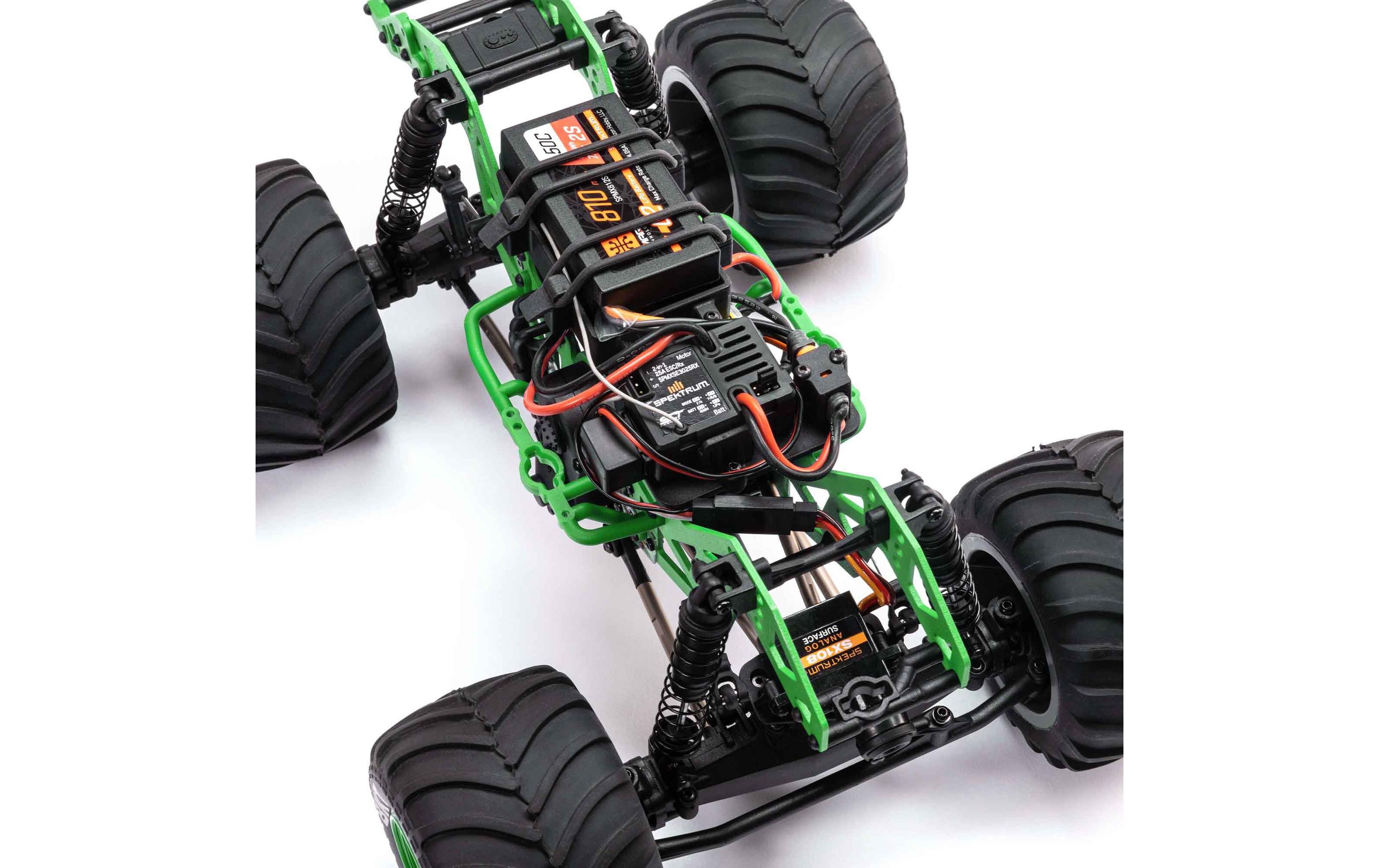 Monster Truck Mini LMT 4WD Grave Digger Grün RTR, 1:18<br>Vollwertiger Monstertruck mit Starrachsen im Mini-Format