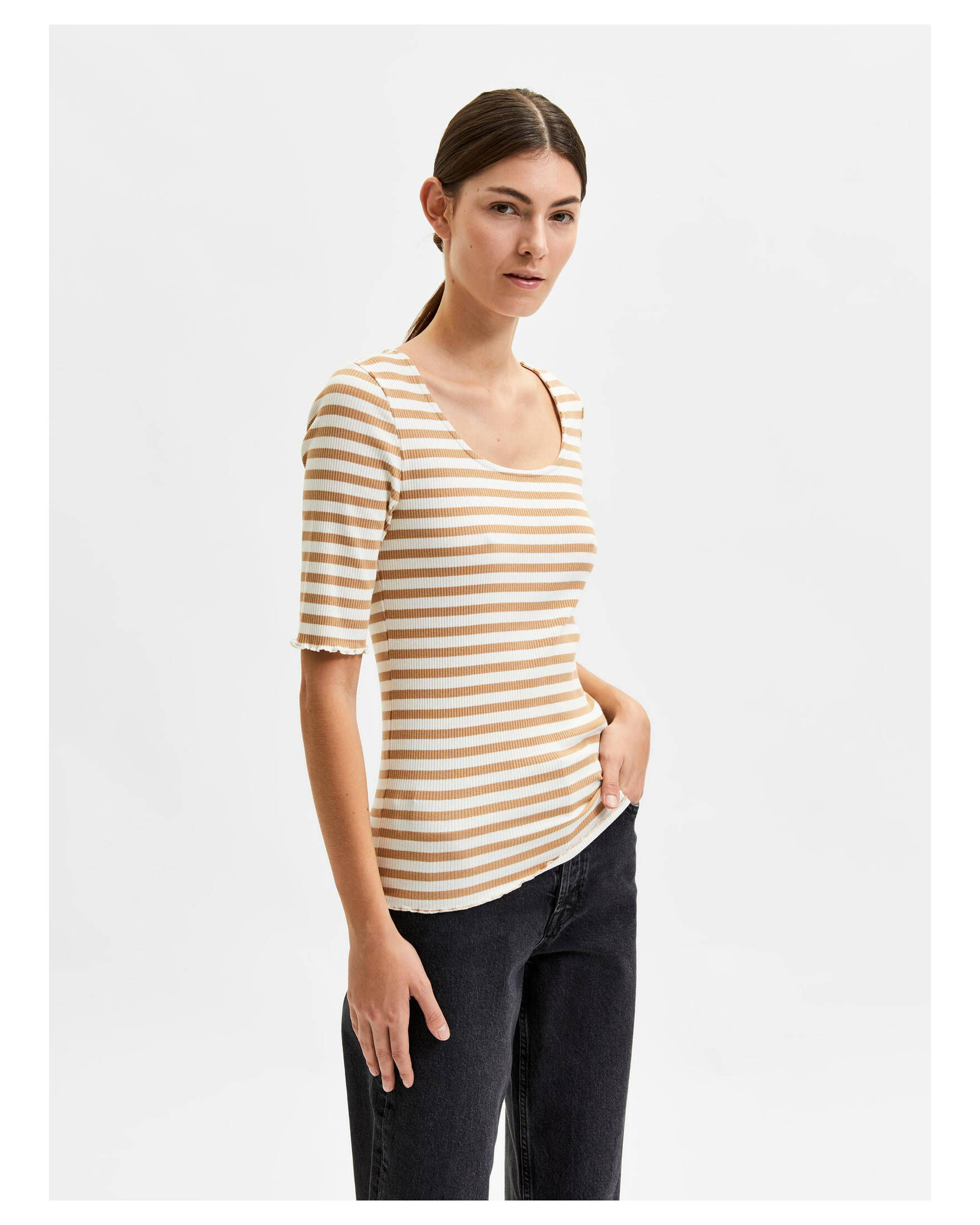Selected Femme| Damen T-Shirt ANNA