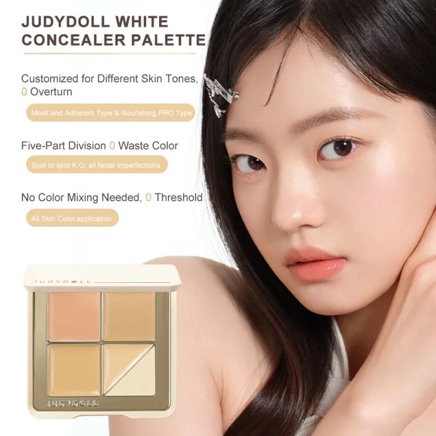 Judydoll - 5 Shades Concealer Palette - 3 kleuren