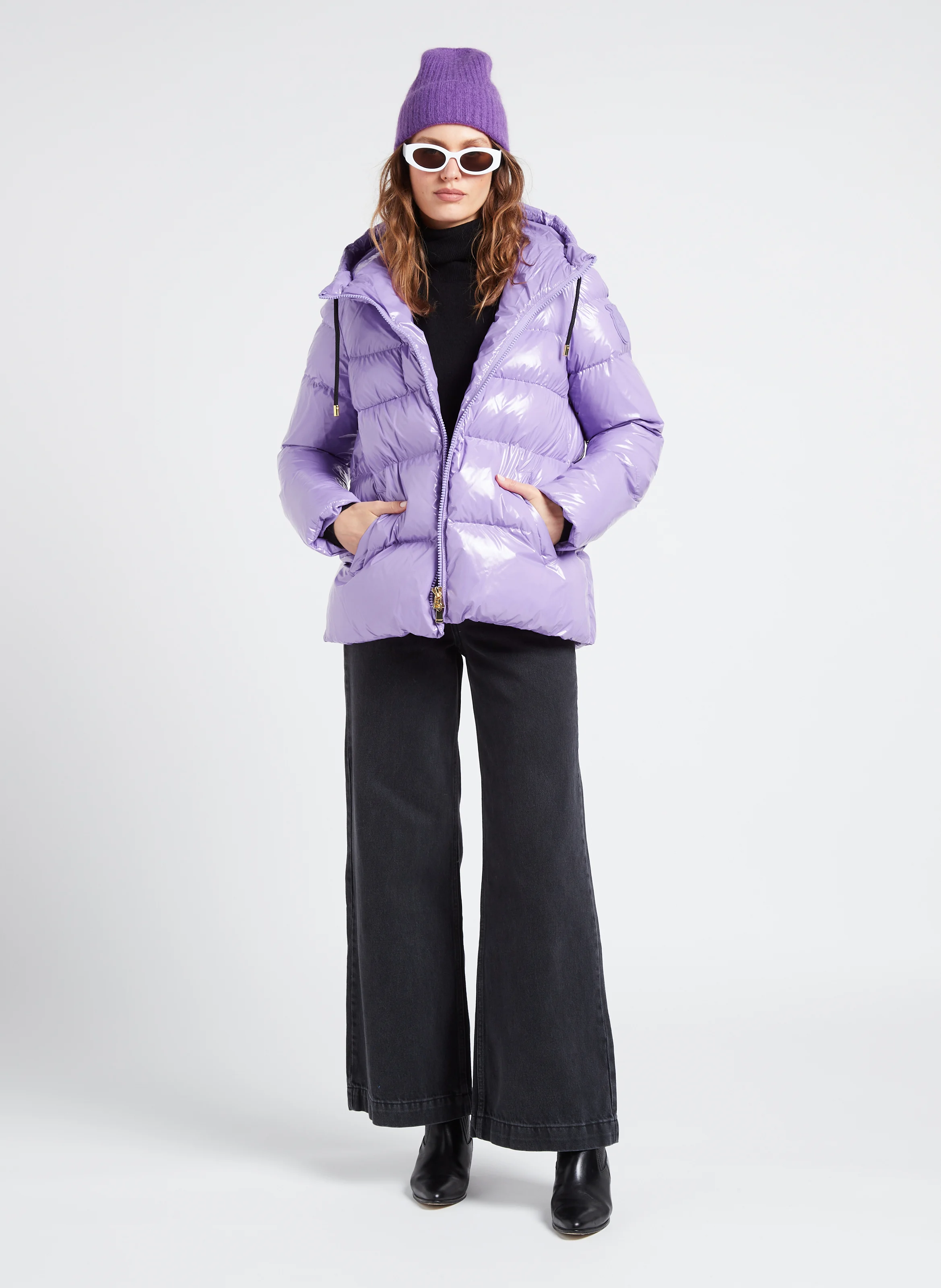 Jean baggy en coton | Noir