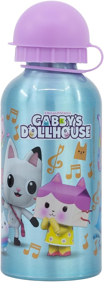 Stor - Aluminiumsflaske 400 ml - Gabby's Dukkehus