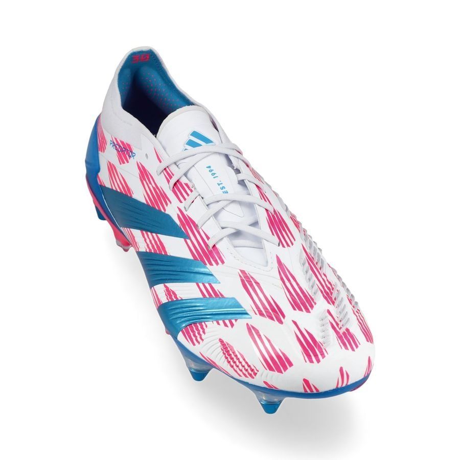 adidas Predator Elite SG Reemergence - Blanc/Bleu/Rose