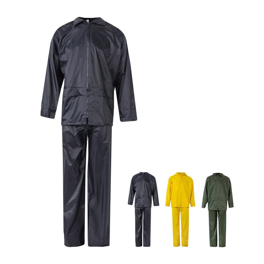 Velilla 36078 - Ensemble de pluie (225g/m²), deux pièces en polyester (100%) avec finition PVC