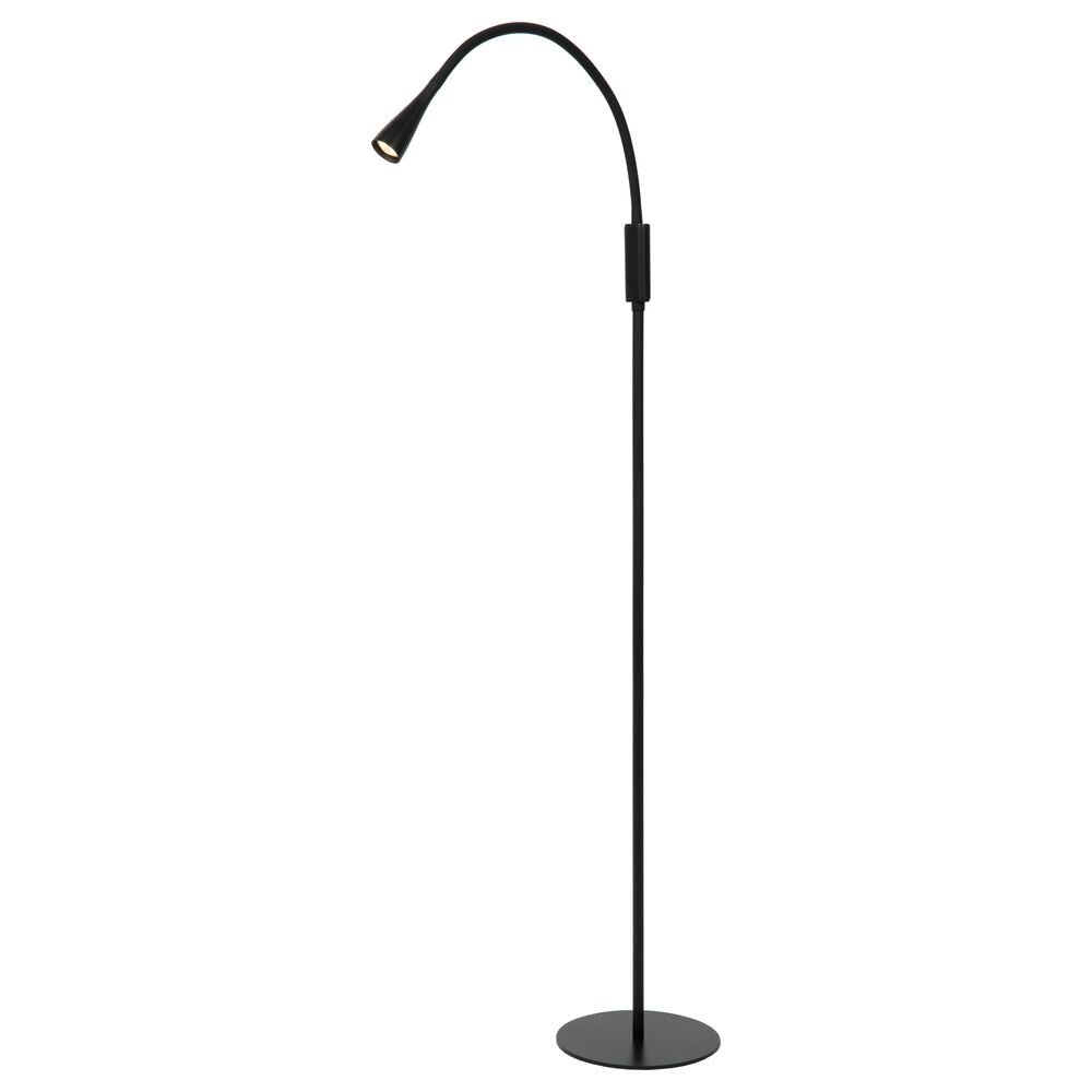 Zozy LED vloerlamp van kunststof in zwart