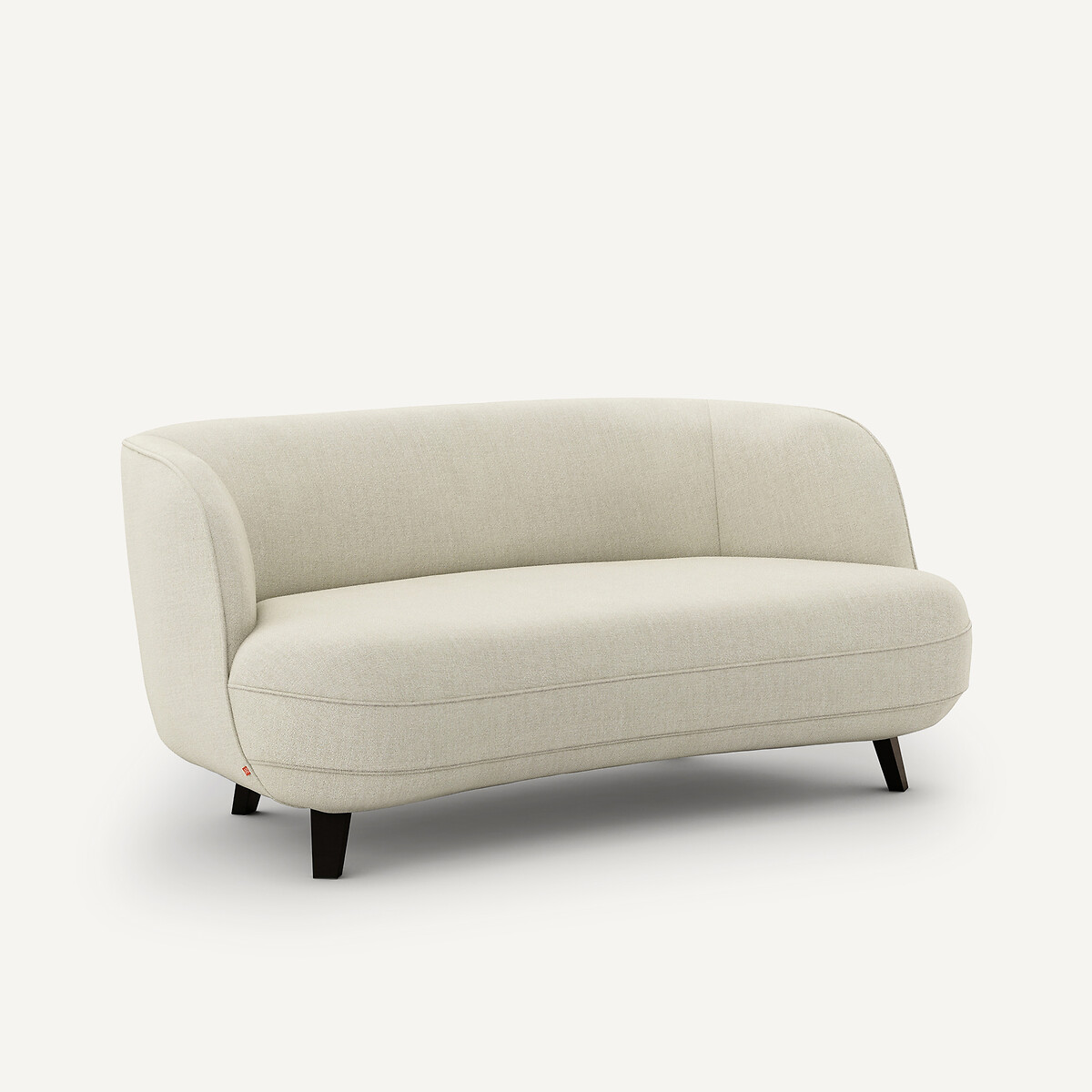 AM.PM<br>Banqueta tamanho XS em linho chambray, design Rosebury E.Gallina