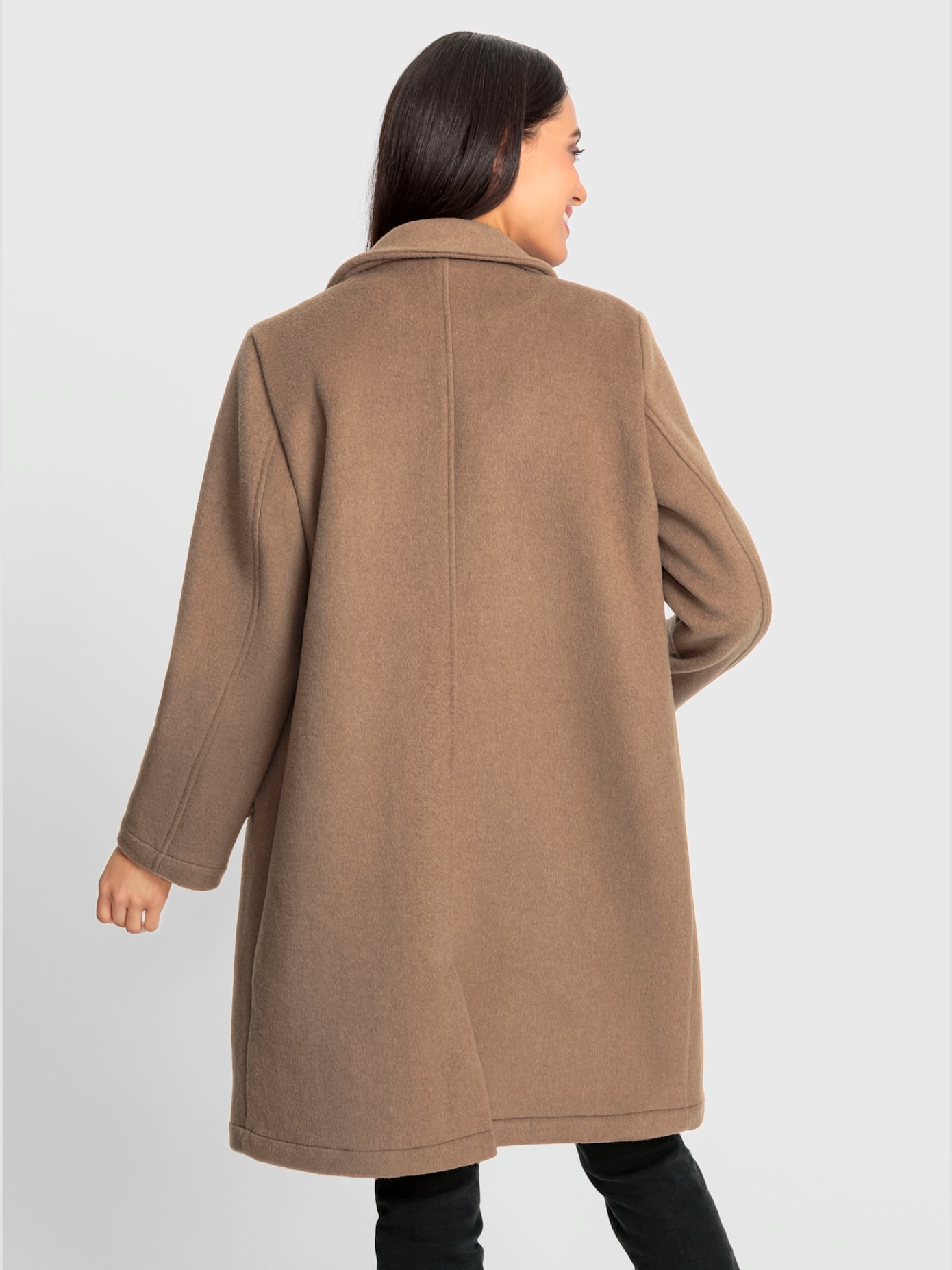 Manteau aspect 2 en 1 avec empiècement gilet