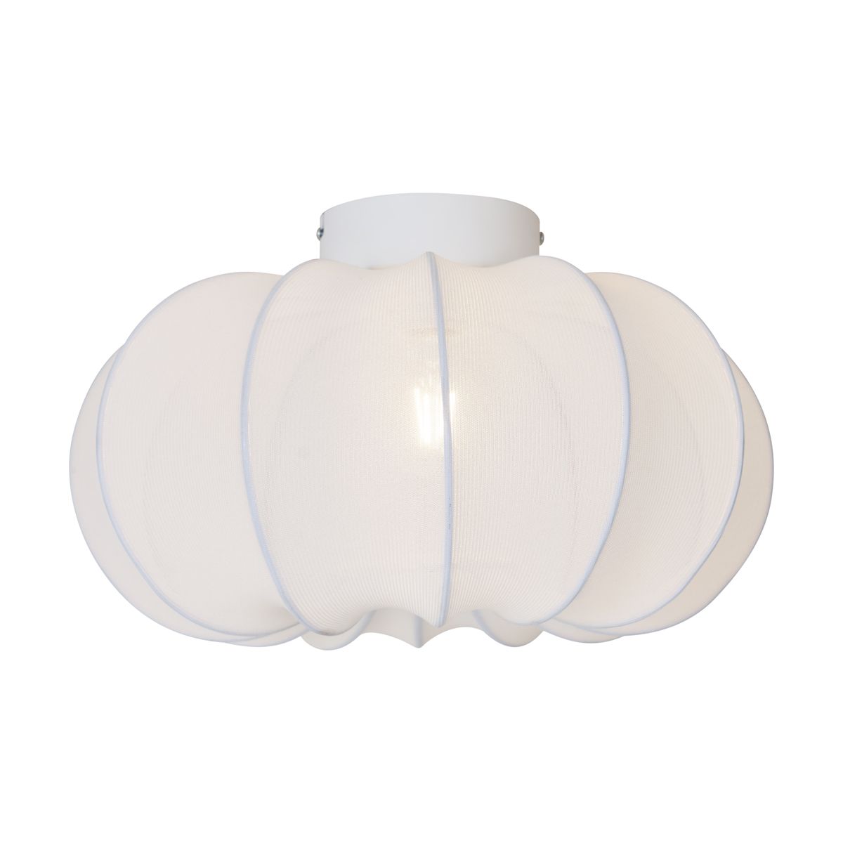 Japandi plafondlamp wit 37cm - Plu Asyesha