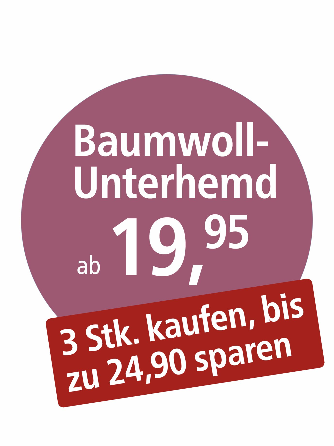Baumwoll-Unterhemd