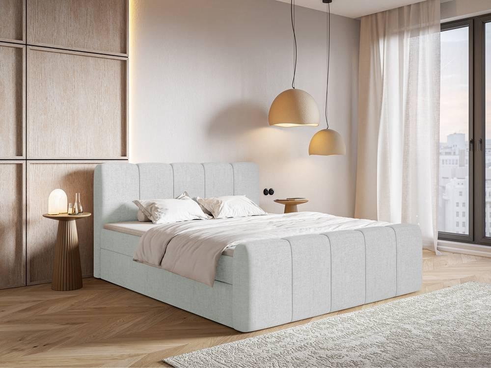 NADUVI Collection Boxspring Chloe 200x200 chenille met opbergruimte