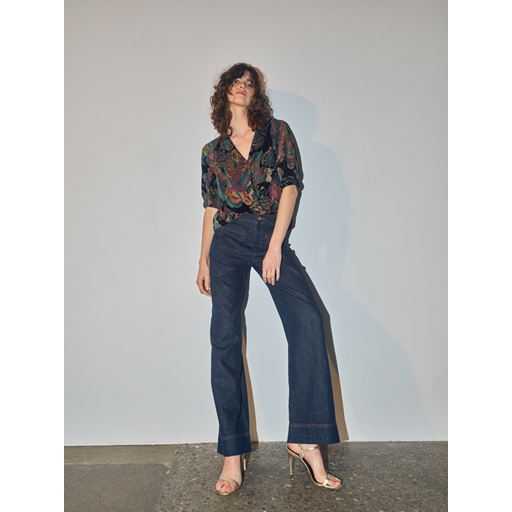 Mos Mosh Soey Glam Jeans, Dark Blue, 28
