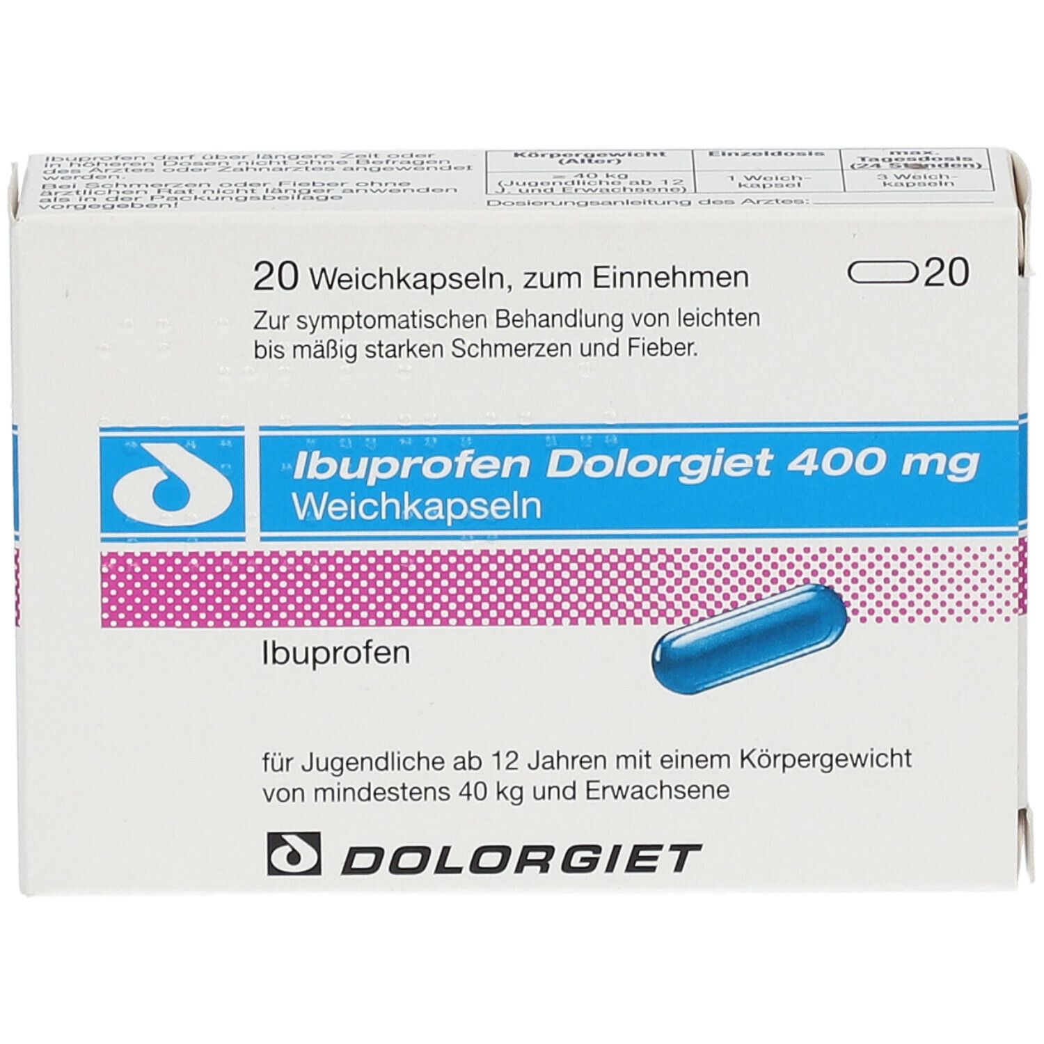 Ibuprofen Dolorgiet 400 mg