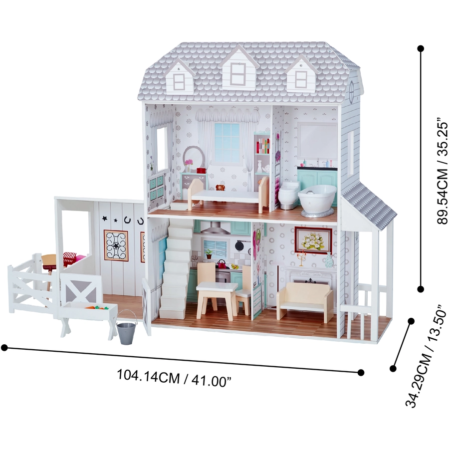 Teamson Kids Puppenhaus Dreamland Farm