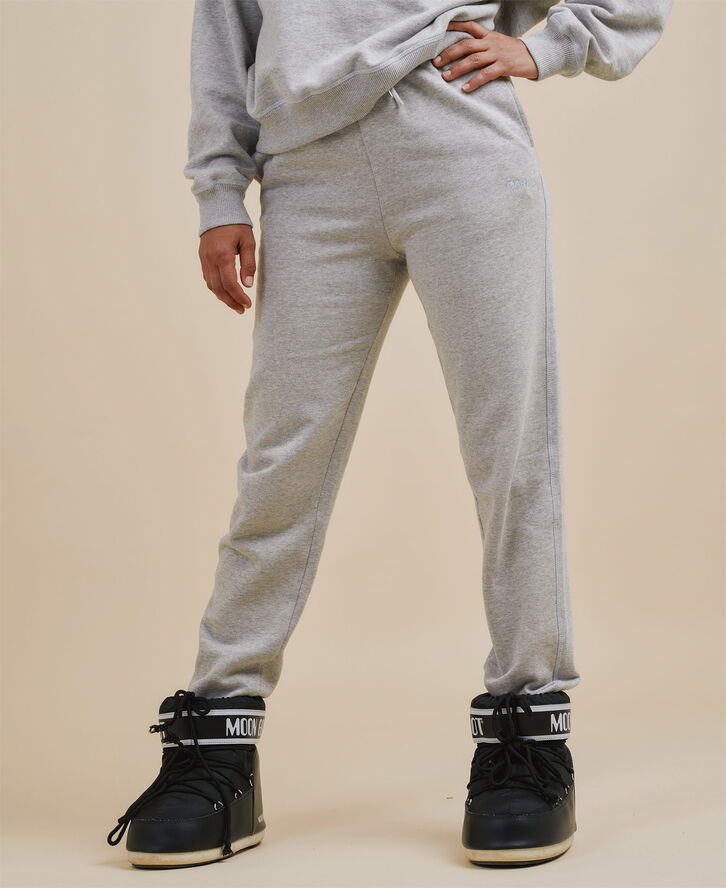 Cartel Copenhagen Blizzard Logo Sweatpants - Grey Melange Lysegrå