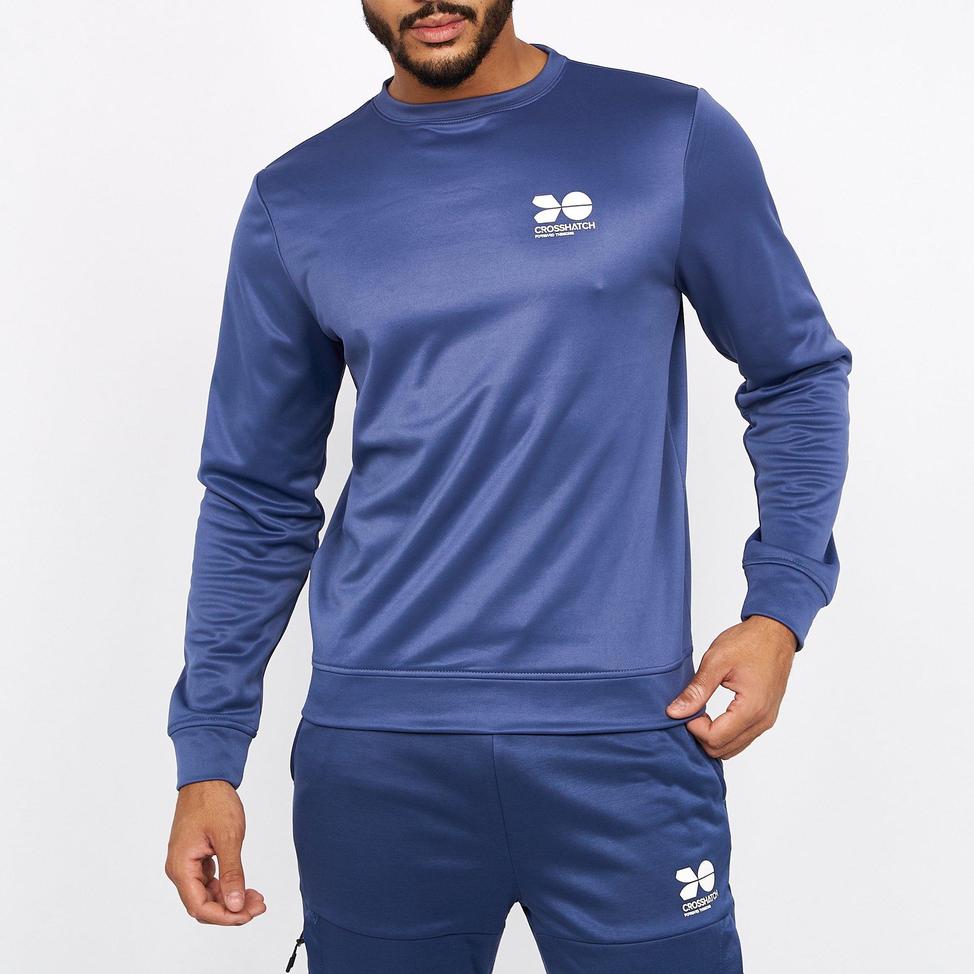 Crosshatch CH Langtons Crew Sweater Mens