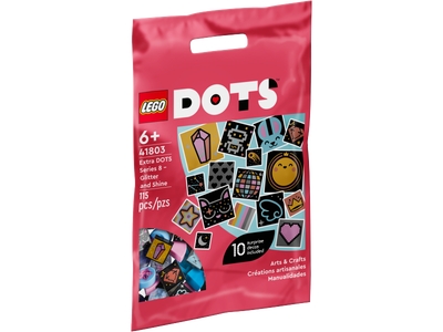 LEGO Extra DOTS - serie 8 – Glitters en glans (41803)