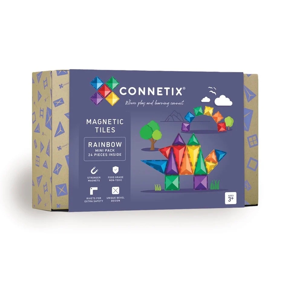 Connetix - Mini Pack magnetsæt 24 dele - (CT-R-00024-MI)