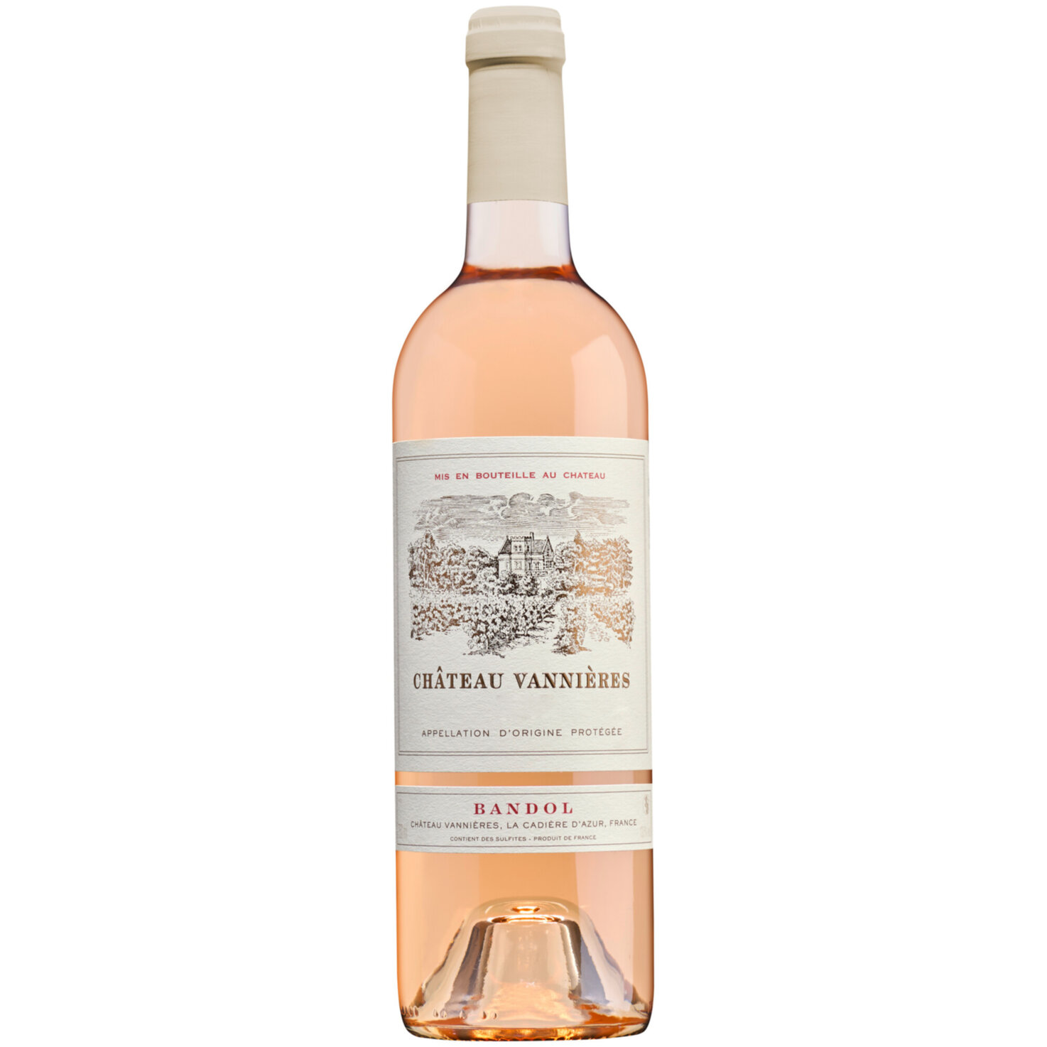 Côtes de Provence AOP Château Vannières Bandol Rosé -75cl