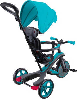 Globber Trehjulssykkel Explorer 4-in-1, Blågrønn