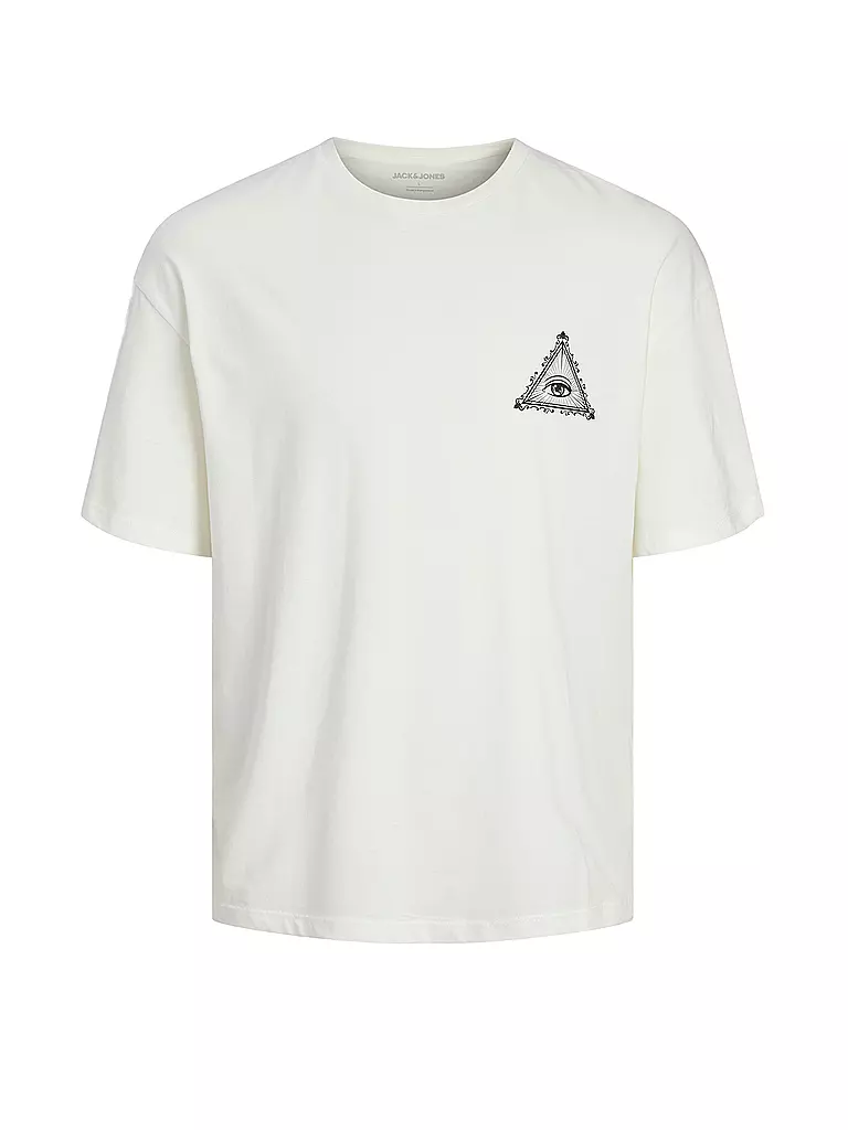JACK & JONES T-Shirt JJMYSTIC beige