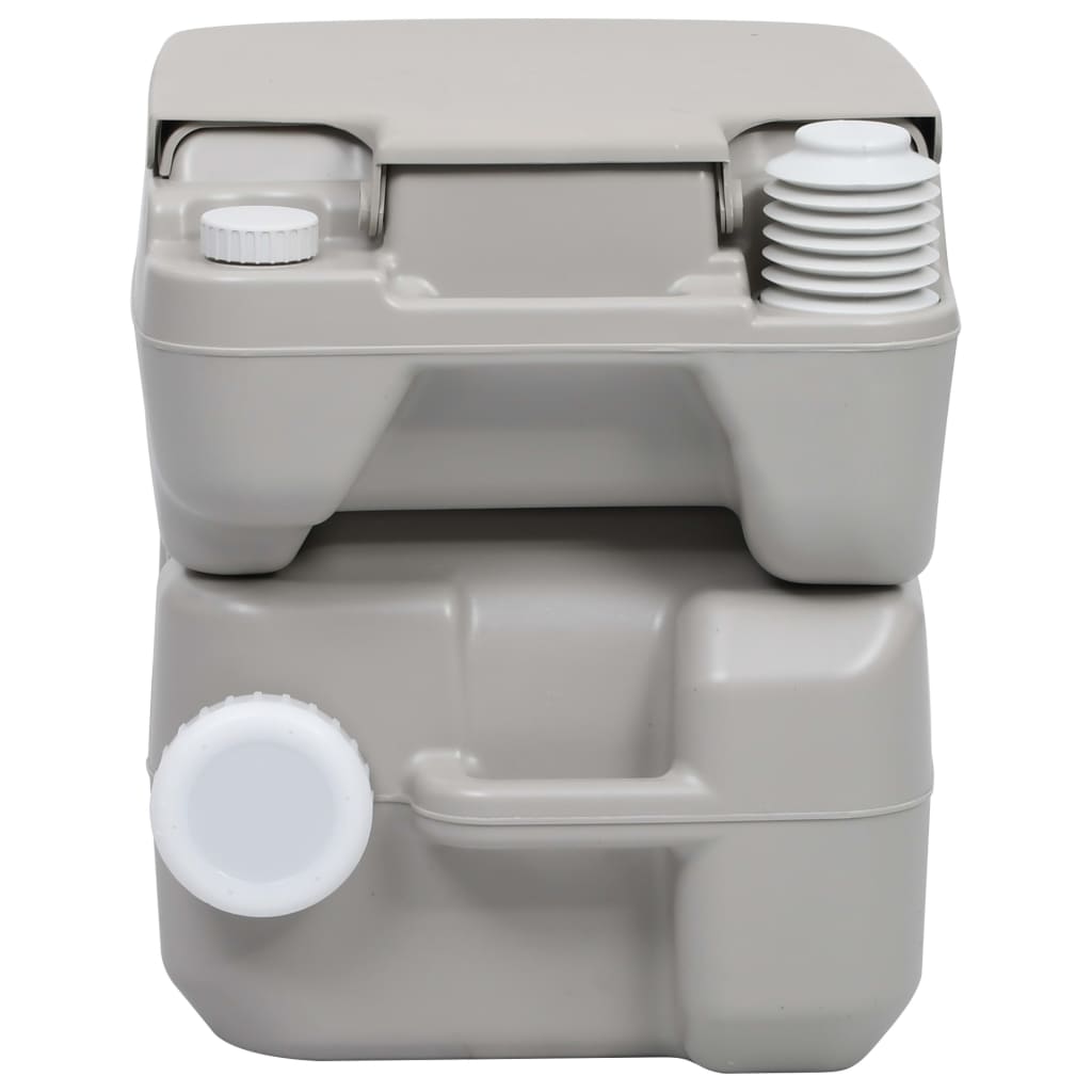 Conjunto de banheiro portátil para camping Vidaxl com pia, 41,5 x 36,5 x 42,5 cm