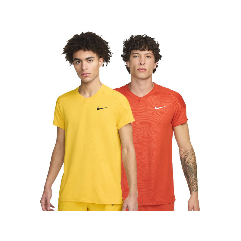 Polo de tennis Nike Slam Dri-Fit RG jaune ou ocre